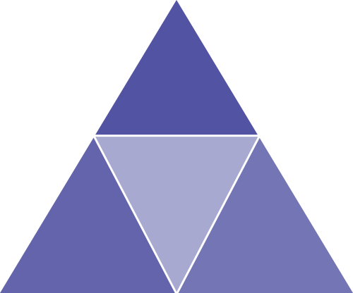Triangles blue 001